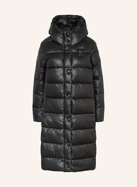 Blauer Steppmantel BELLEVUE mit DUPONT™ SORONA®-Isolierung SCHWARZ