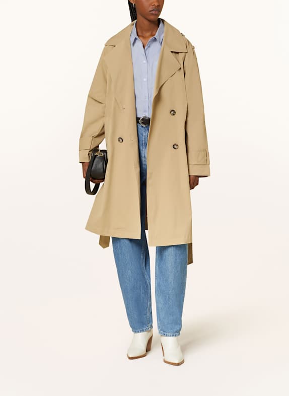 ICHI Trenchcoat IHEZOVA HELLBRAUN