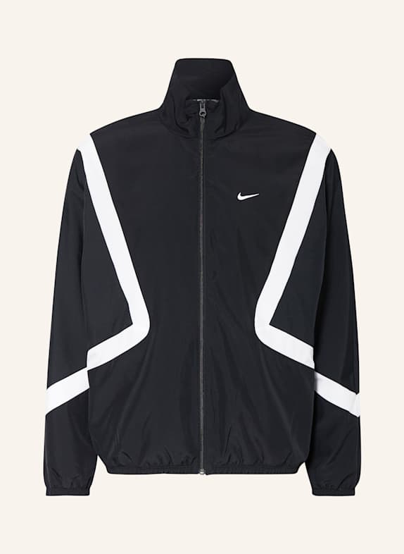 Nike Bluza rozpinana ICON CZARNY/ BIAŁY