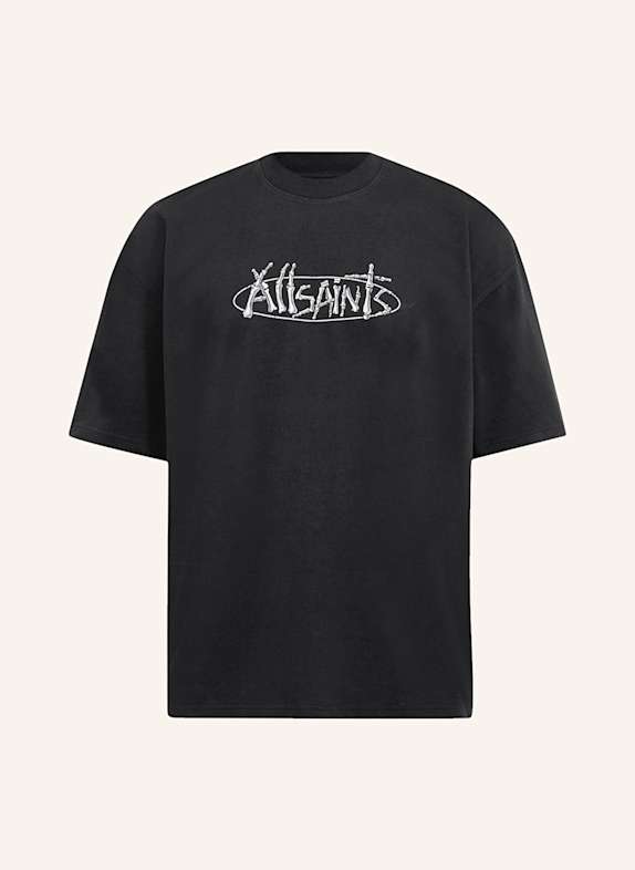 ALLSAINTS T-Shirt STERNUM SCHWARZ/ WEISS