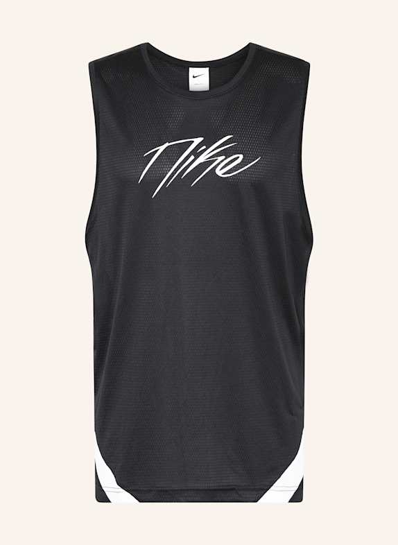 Nike Koszulka do koszykówki DRI-FIT ICON CZARNY / BIAŁY