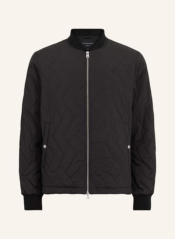 ALLSAINTS BURBERRY WOOL HOODED JACKET BLACK