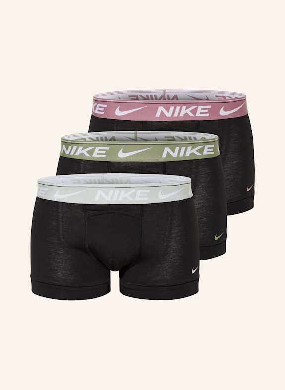 Nike 3er-Pack Boxershorts DRI-FIT ULTRA COMFORT OLIV/ HELLROT/ GRAU