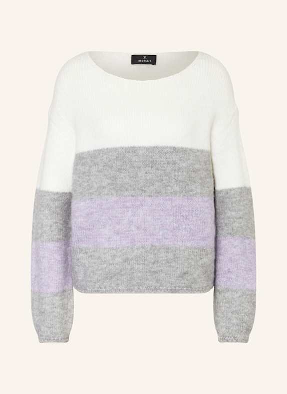 monari Pullover WEISS/ HELLGRAU/ HELLLILA