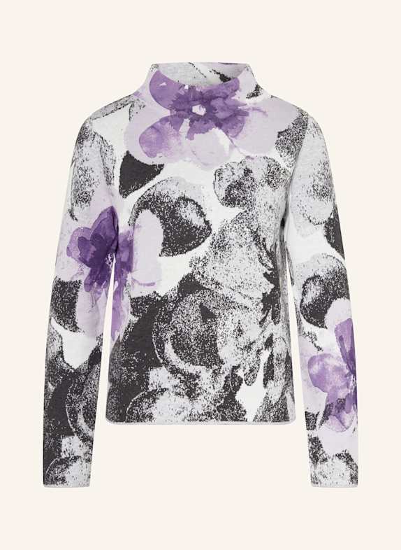 monari Pullover HELLGRAU/ DUNKELGRAU/ LILA