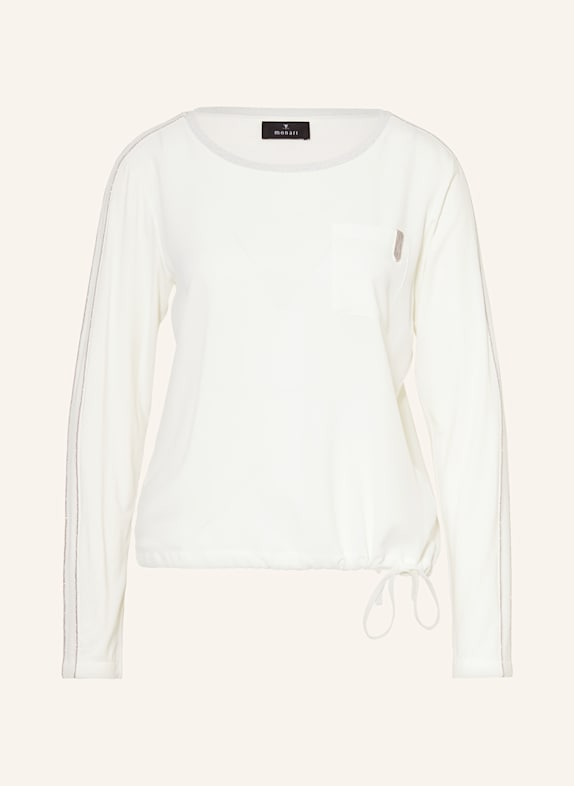 monari Longsleeve im Materiamix WEISS