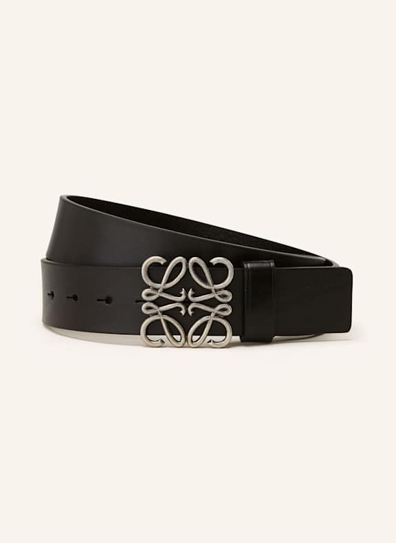 LOEWE Ledergürtel SCHWARZ