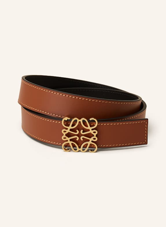 LOEWE Ledergürtel BRAUN