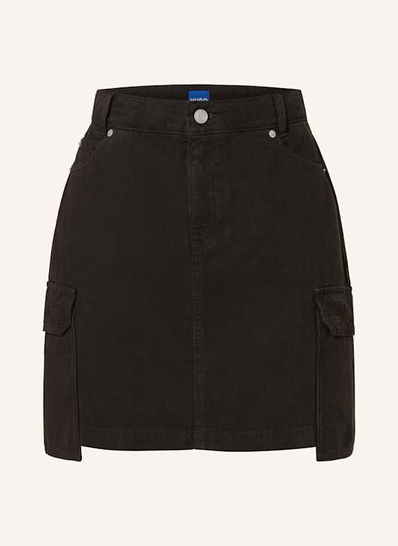 HUGO BLUE Cargo sukně ROCARPE 001 BLACK