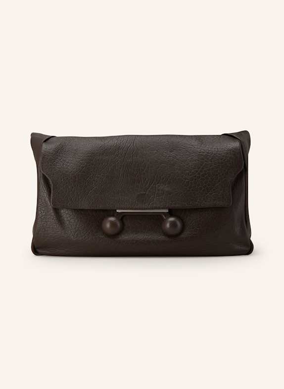 MARNI Schultertasche TRUNKAROO EXRA LARGE DUNKELBRAUN