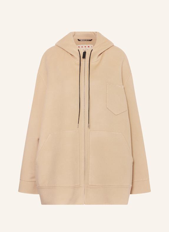 MARNI Oversized-Wollmantel CAMEL