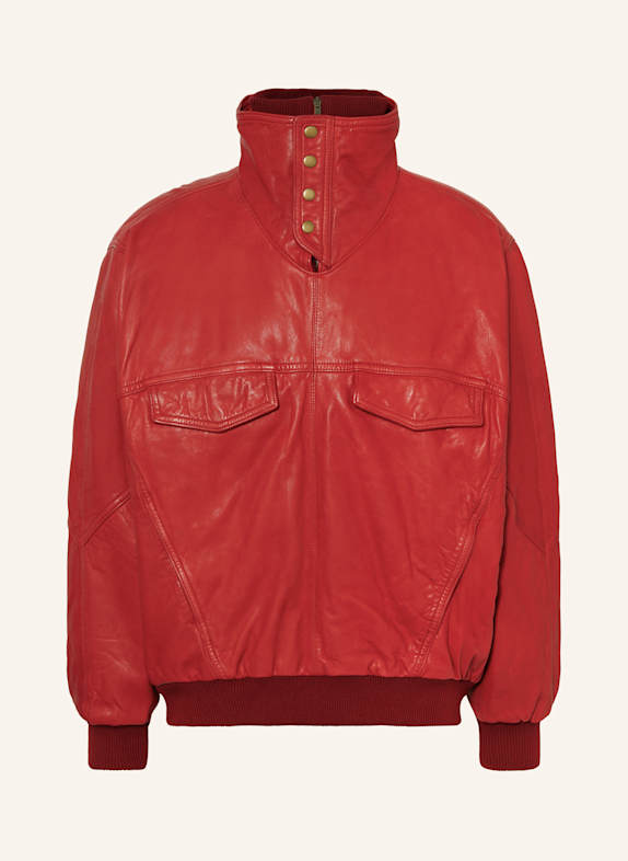 ISABEL MARANT Schlupfjacke CILIAN aus Leder ROT