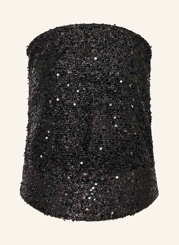 ISABEL MARANT Top AVIANA mit Pailletten SCHWARZ
