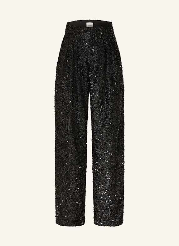 ISABEL MARANT Hose ARAS mit Pailletten SCHWARZ