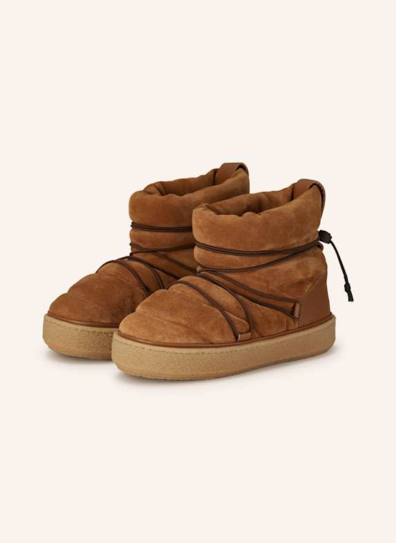 ISABEL MARANT Schnürboots HETA COGNAC