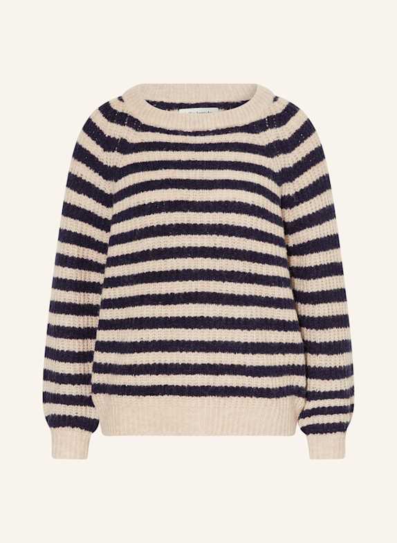 lollys laundry Pullover BINALL DUNKELBLAU/ BEIGE