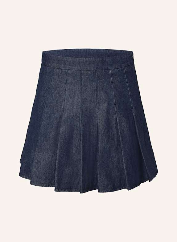 NEO NOIR Faltenrock LAURINA in Jeansoptik 534 DARK BLUE