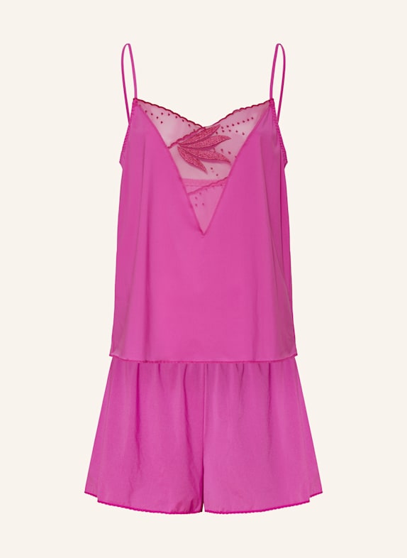 MARIE JO Pyžamo se &scaron;ortkami &Eacute;TOILE RŮŽOV&Aacute;