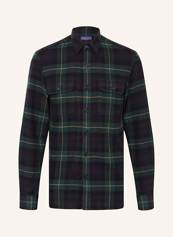 RALPH LAUREN PURPLE LABEL Overjacket DUNKELBLAU/ DUNKELGRÜN/ DUNKELGELB