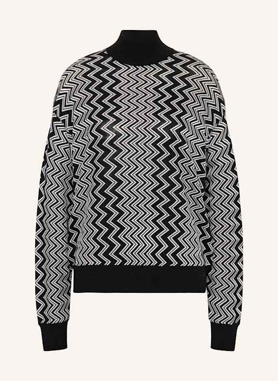 MISSONI Pullover SCHWARZ/ WEISS