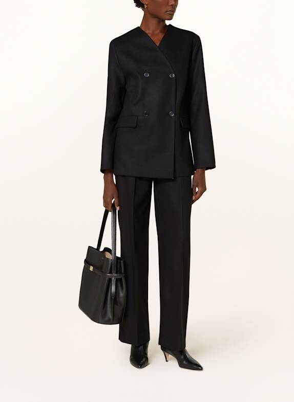 LOULOU DE SAISON Trousers JUNO BLACK BLACK