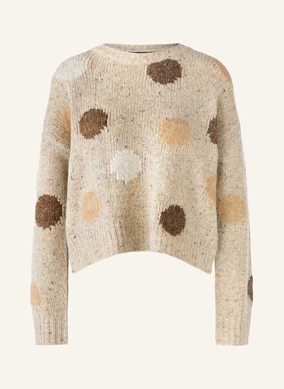 oui Sweater BROWN/ LIGHT BROWN/ CAMEL