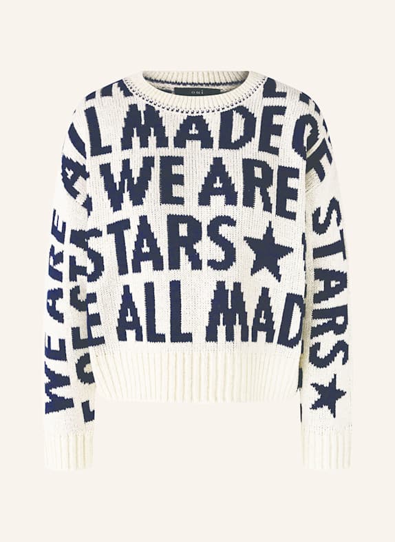 oui Sweater WHITE/ BLUE