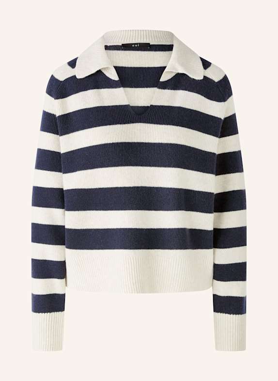 oui Sweater WHITE/ BLUE