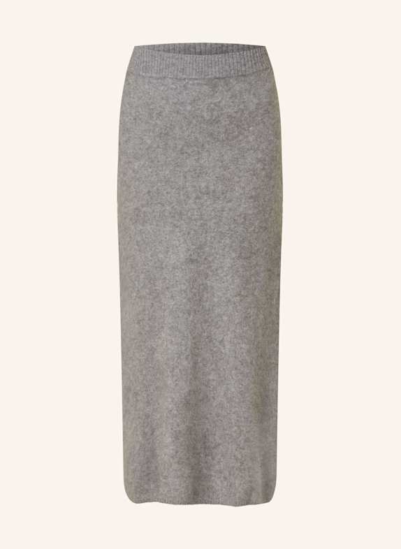 ALMADA LABEL Strickrock UMI aus Cashmere GRAU