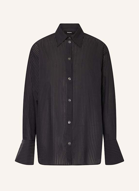 black palms Oversized-Hemdbluse EDDO SCHWARZ