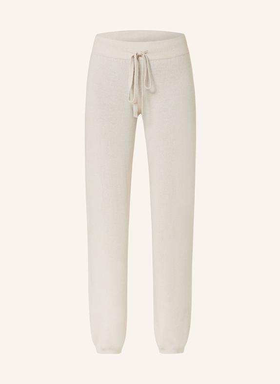 black palms CASHI knitted trousers with cashmere BEIGE