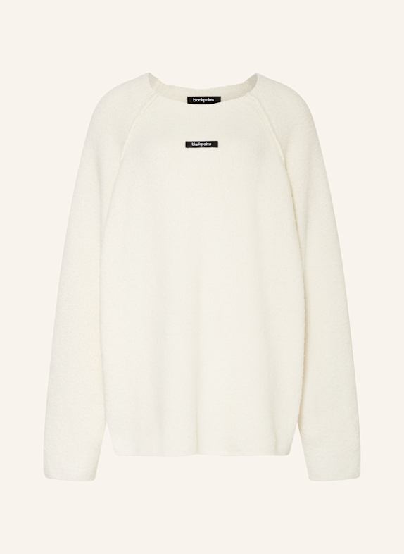 black palms Oversized-Pullover MAEXIN CREME