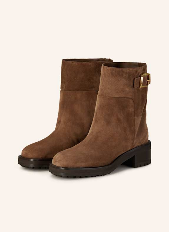 JIMMY CHOO Boots BROOKLYN 50 BRAUN