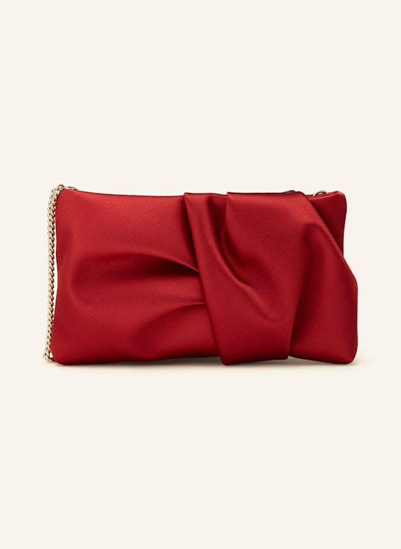 JIMMY CHOO Clutch BONNY DARK RED
