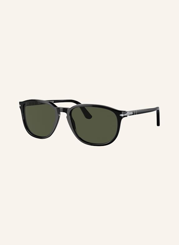 Persol Sonnenbrille PO3019S 95/31 - SCHWARZ/ GRÜN