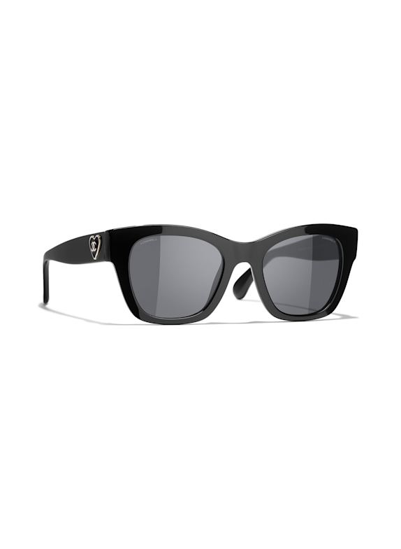 CHANEL Quadratische Sonnenbrille C501S4 - SCHWARZ/ GRAU