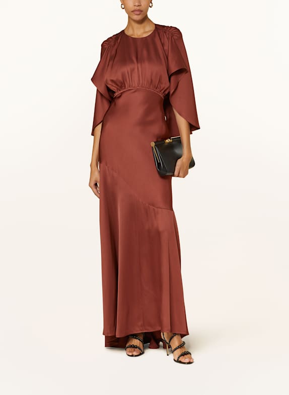 ZIMMERMANN Satinkleid EDEN DUNKELROT