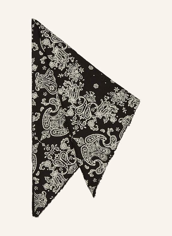 SATISFY Multifunktionstuch SCHWARZ/ WEISS