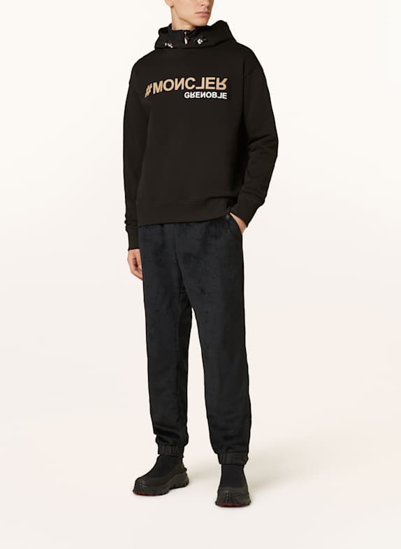 MONCLER GRENOBLE Joggingbroek met normale pasvorm ZWART