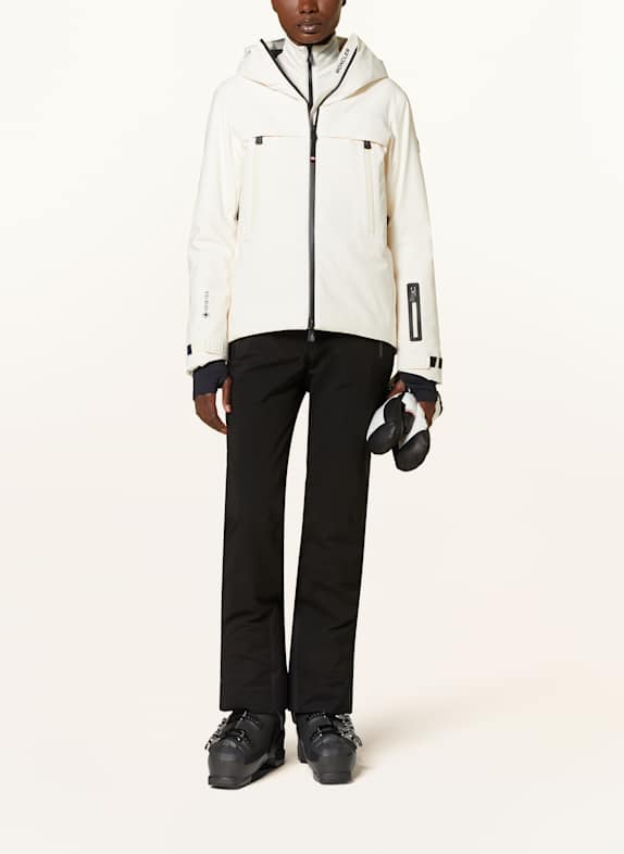 MONCLER GRENOBLE Veste de ski en duvet CHANAVEY ÉCRU