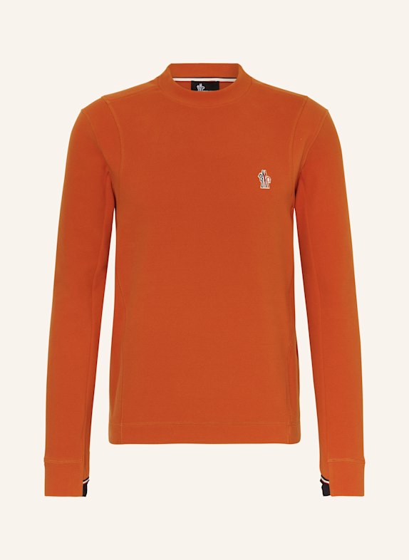 MONCLER GRENOBLE Fleecepullover DUNKELORANGE