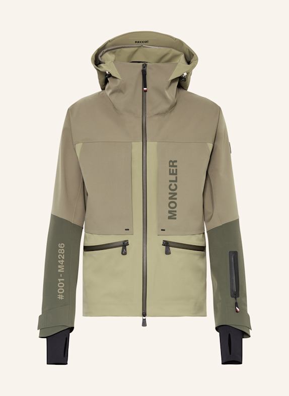 MONCLER GRENOBLE Hardshell-Skijacke FUSSEN OLIV/ KHAKI