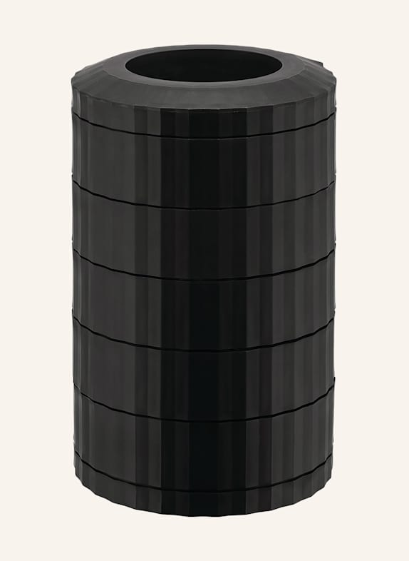 ALESSI Espressokapselhalter PLISSÉ SCHWARZ