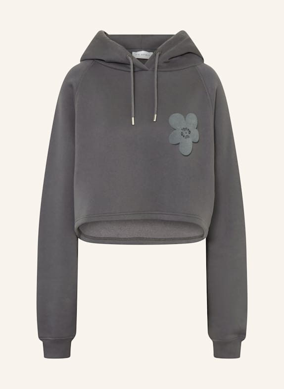 OH APRIL Cropped-Hoodie KOA DUNKELGRAU