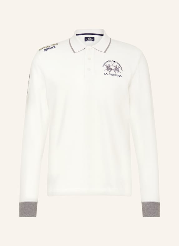 LA MARTINA Jersey polo shirt ECRU