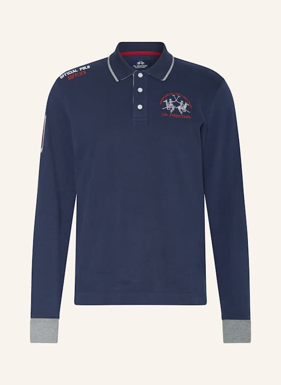 LA MARTINA Jersey-Poloshirt DUNKELBLAU