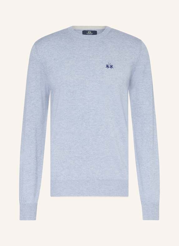 LA MARTINA Sweater LIGHT BLUE/ DARK BLUE/ GRAY