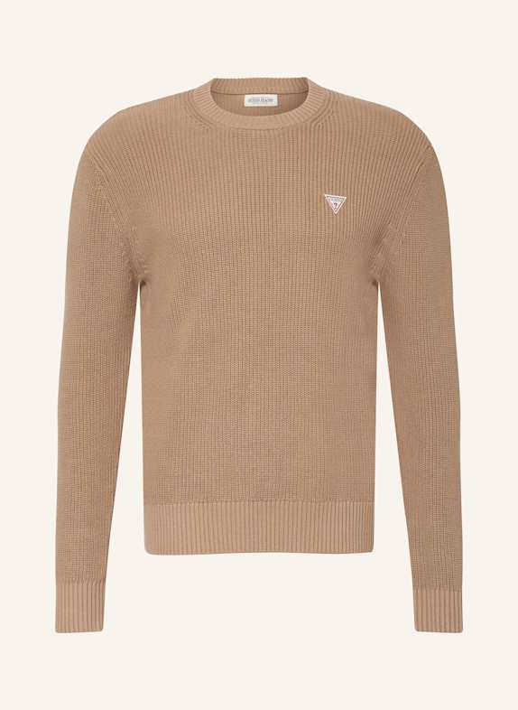 GUESS JEANS Sweater CAMEL
