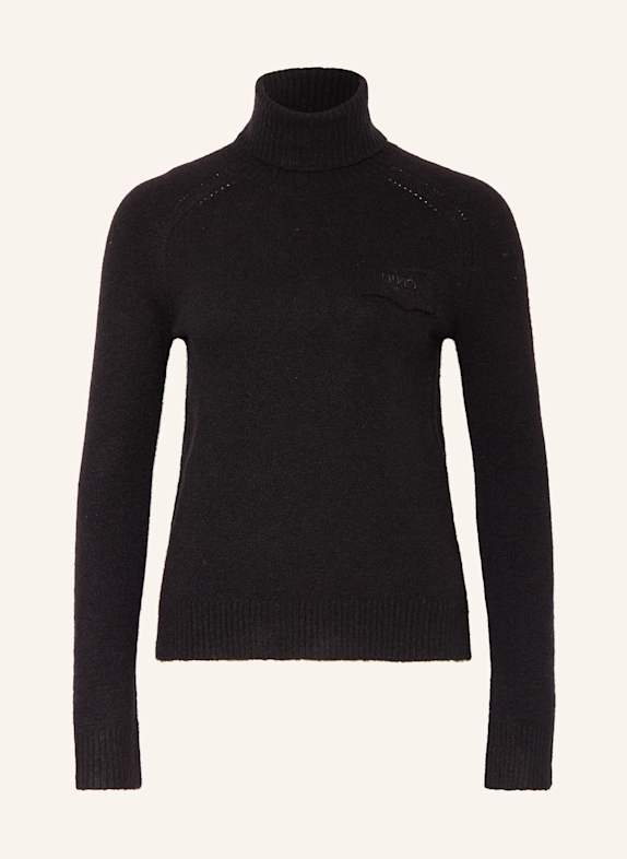 LIU JO Rollkragenpullover SCHWARZ