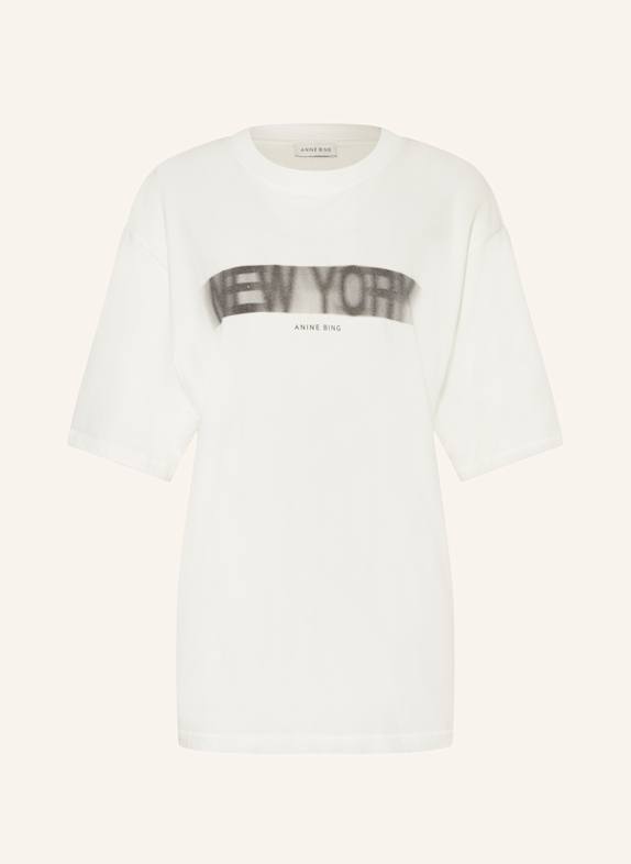 ANINE BING T-shirt CASON WHITE/ GRAY